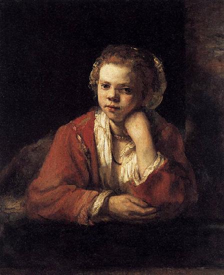 Rembrandt Peale Girl at a Window